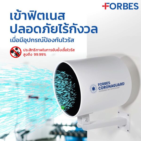เรียกลูกค้าเข้าฟิตเนส ใช้อุปกรณ์ป้องกันไวรัส Forbes